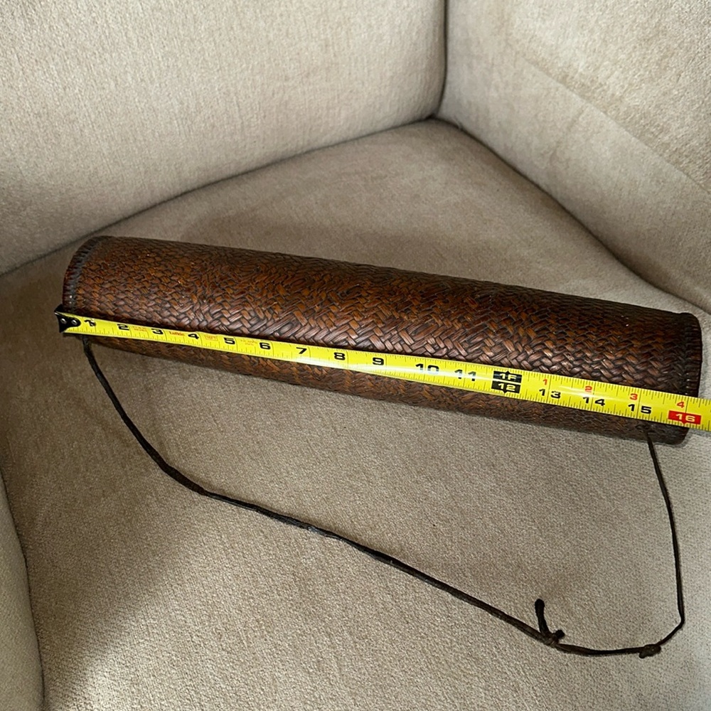 VINTAGE Palang from Bhutan - Woven Basketry Fiber Wine Vessel Carrier - Picture 6 of 8
